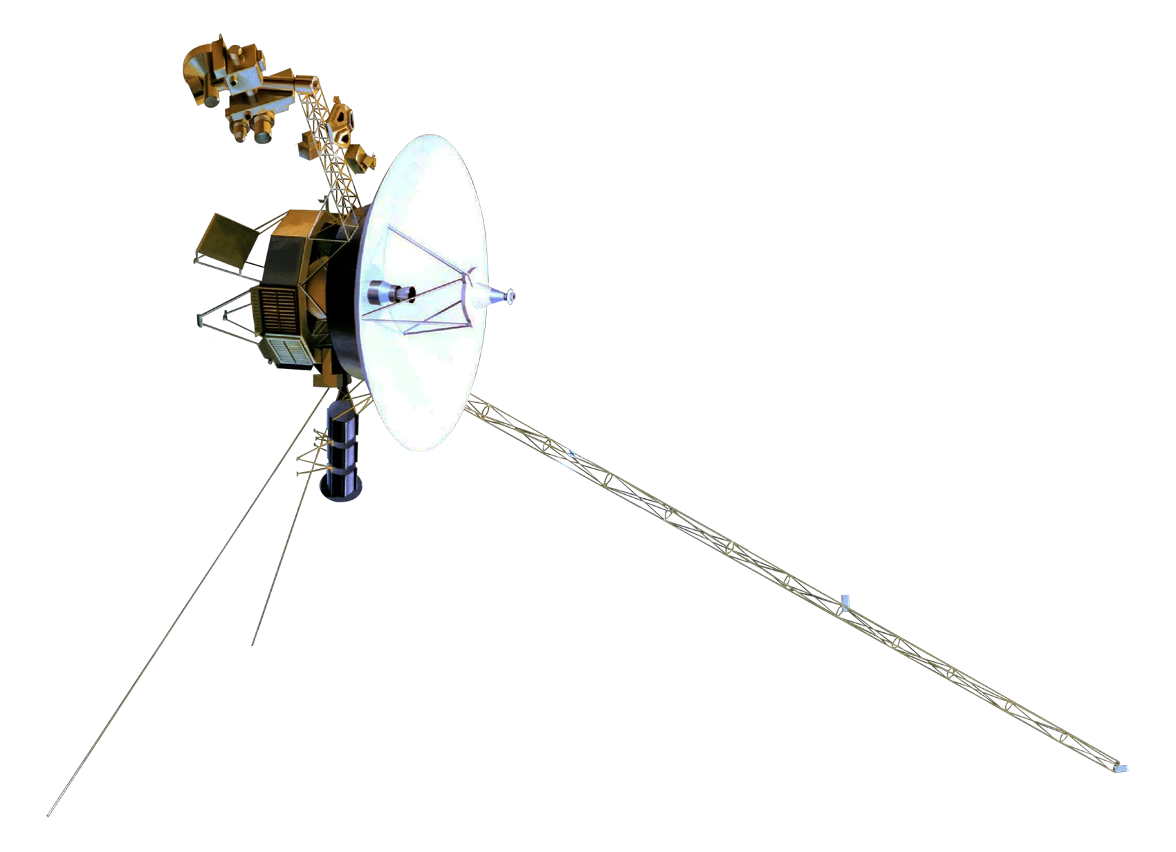 NASA's Voyager spacecraft, carrier of the Golden Record